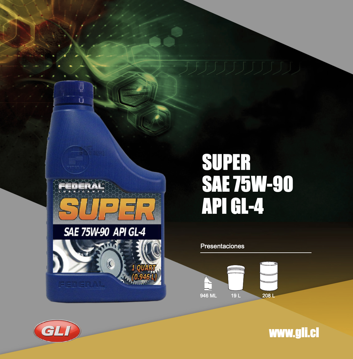 SUPER SAE 75W-90 API GL-4